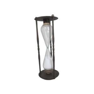 Vintage Brass Hourglass Leonard Towle 10 1/2" 30 Minute Timer Themed Time Piece
